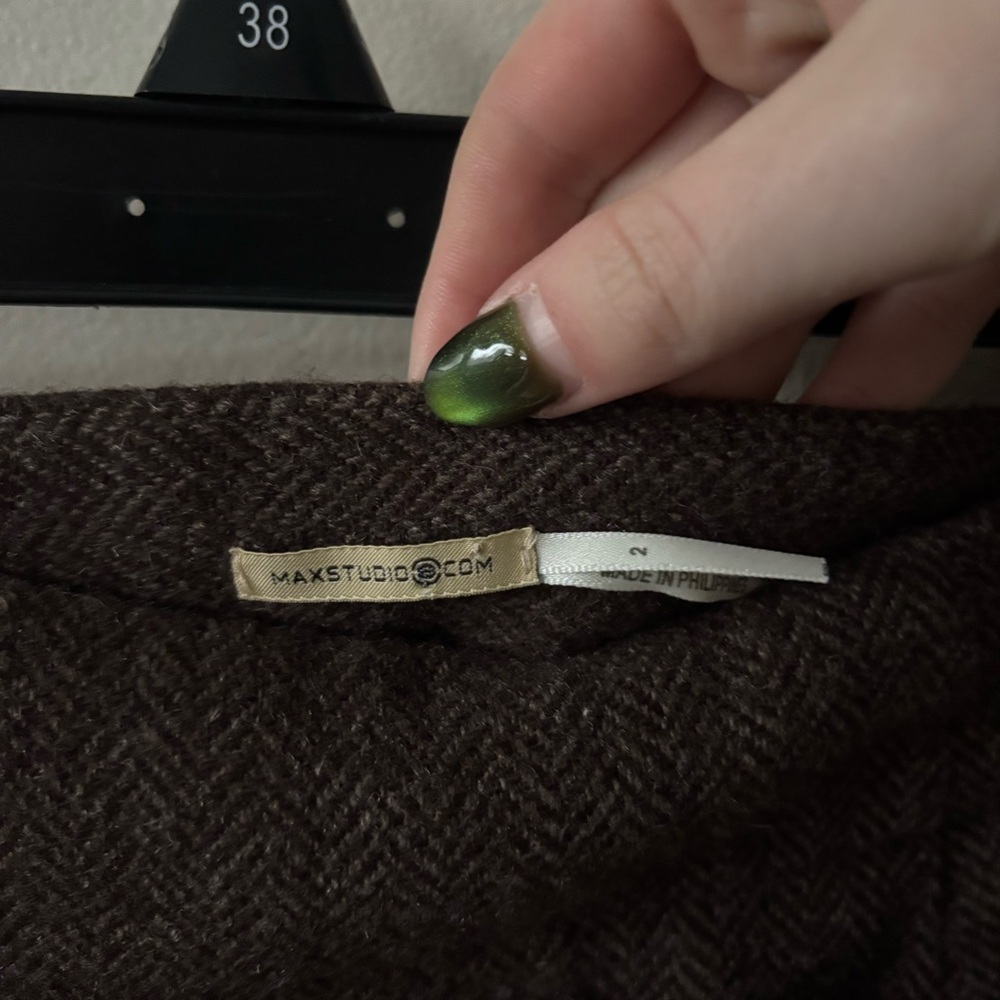 Max Studio Tweed Mini Skirt - Picture 3 of 8